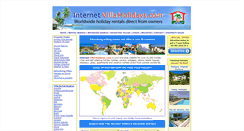 Desktop Screenshot of internetvillaholidays.com